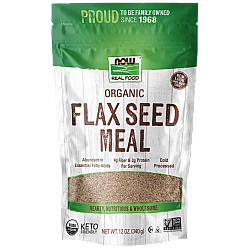 זרעי פשתן אורגני 340 גרם - מבית NOW FOODS