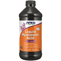 חומצה היאלורונית נוזלית בטעם פירות יער 100 מ"ג 473 מ"ל - מבית NOW FOODS
