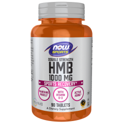 חומצות האמינו HMB מכין 1,000 מ"ג 90 טבליות - מבית NOW FOODS