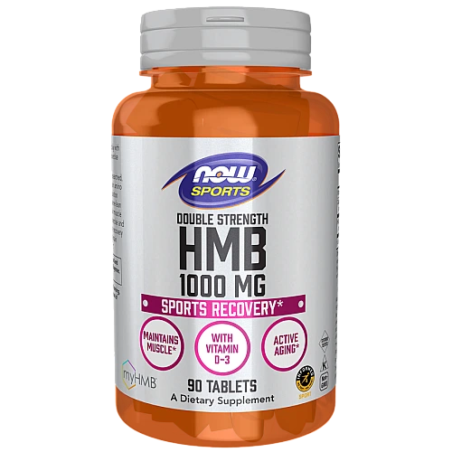 חומצות האמינו HMB מכין 1,000 מ"ג 90 טבליות - מבית NOW FOODS