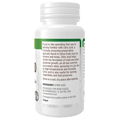 חומצת לימון 113 גרם - מבית NOW FOODS