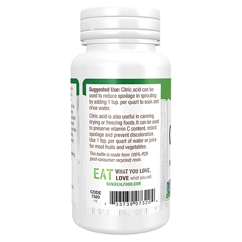 חומצת לימון 113 גרם - מבית NOW FOODS