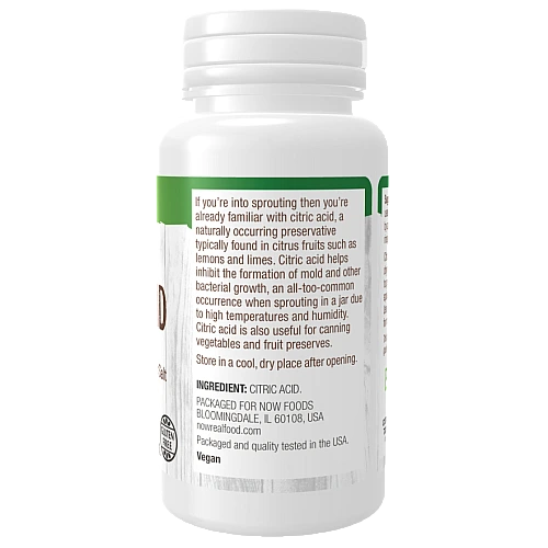 חומצת לימון 113 גרם - מבית NOW FOODS