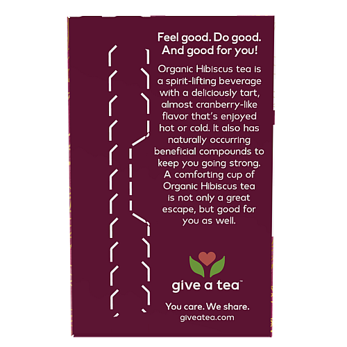 חליטת היביסקוס אורגני נטול קפאין 24 שקיקי תה - מבית NOW FOODS