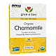 חליטת קמומיל אורגני נטול קפאין 24 שקיקי תה - מבית NOW FOODS