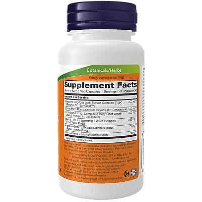 טונגקט אלי Testojack 200 טסטוסטרון 200 מ"ג 60 כמוסות - מבית NOW FOODS