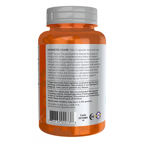 טריבולוס אקסטרים 90 כמוסות - מבית NOW FOODS