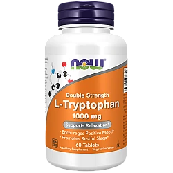 ל-טריפטופן 1000 מ"ג 60 טבליות - מבית NOW FOODS