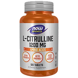 ל-ציטרולין 1200 מ"ג 120 טבליות - מבית NOW FOODS