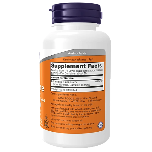 ל-קרניטין אבקה 85 גרם - מבית NOW FOODS