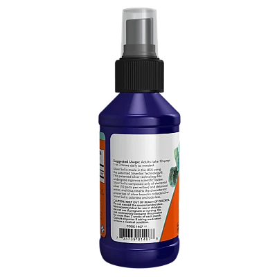 מי כסף ספרי 50 מק"ג 118 מ"ל - מבית NOW FOODS