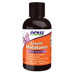 מלטונין נוזלי 59 מ"ל Melatonin - מבית NOW FOODS