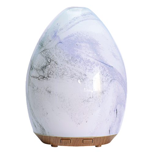 מפזר שמנים ארומתרפיה USB מזכוכית מערבולת בעבודת יד - מבית NOW FOODS