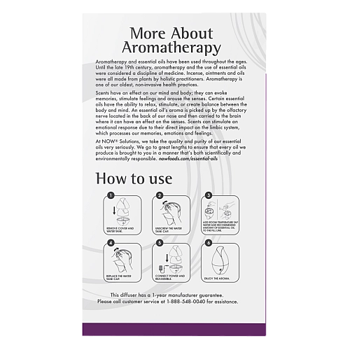 מפזר שמנים דמוי עץ - מבית NOW FOODS