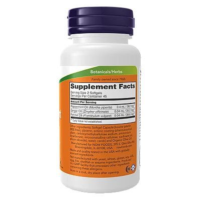 נענע חריפה 90 כמוסות - מבית NOW FOODS