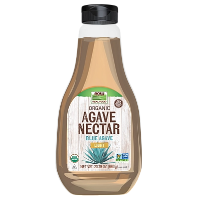 נקטר אגבה בהיר אורגני 660 גרם - מבית NOW FOODS