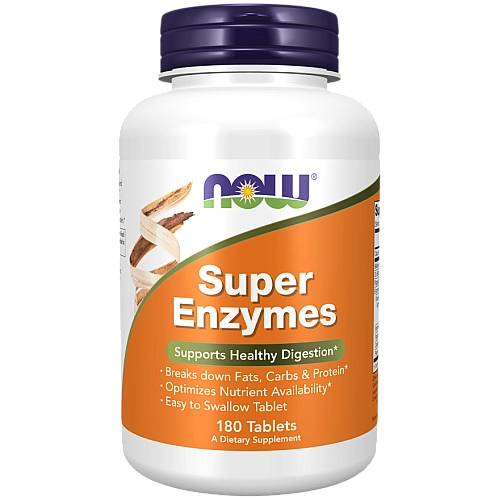 סופר אנזים 180 טבליות - מבית NOW FOODS