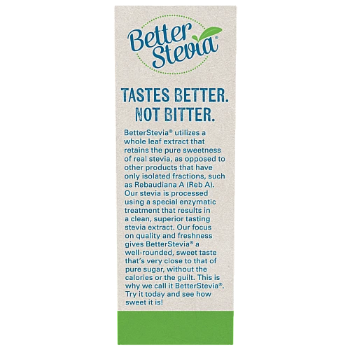 סטיביה אורגנית ללא תוספת טעם 75 שקיקים - מבית NOW FOODS