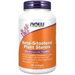  סטרולים בטא-סיטוסטרול 180 כמוסות - מבית NOW FOODS