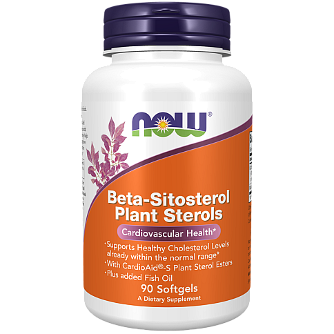 סטרולים צמחי בטא-סיטוסטרול 90 כמוסות - מבית NOW FOODS