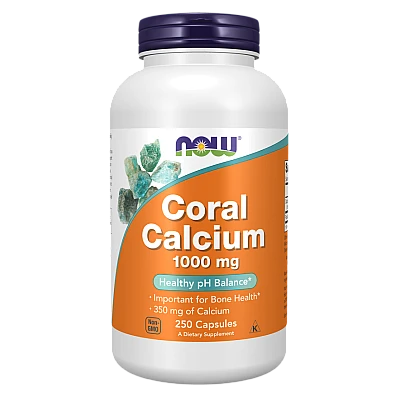 סידן אלמוגים 1000 מ"ג 250 כמוסות - מבית NOW FOODS