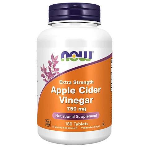 סיידר תפוחי עץ 750 מ"ג 180 טבליות - מבית NOW FOODS סיידר תפוחי עץ 750 מ"ג 180 טבליות - מבית NOW FOODS