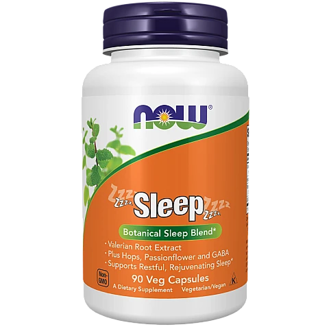 סליפ תערובת צמחית לשינה 90 כמוסות - מבית NOW FOODS סליפ תערובת צמחית לשינה 90 כמוסות - מבית NOW FOODS