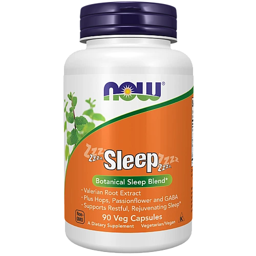 סליפ תערובת צמחית לשינה 90 כמוסות - מבית NOW FOODS
