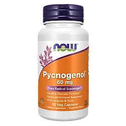 פיקנוגנול 60 מ"ג 50 כמוסות - מבית NOW FOODS