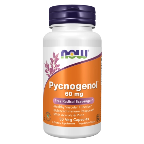 פיקנוגנול 60 מ"ג 50 כמוסות - מבית NOW FOODS