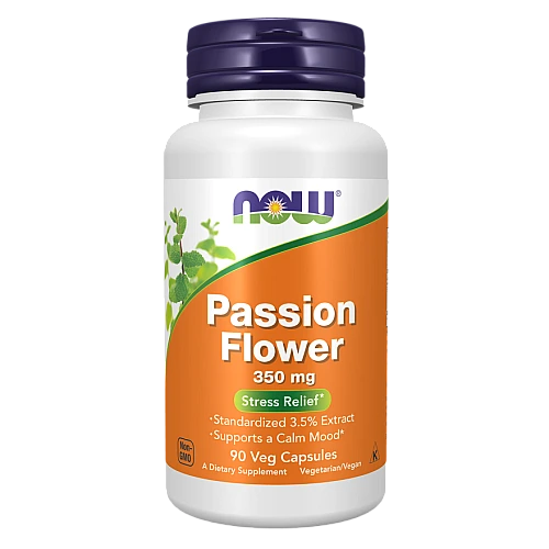 פסיפלורה 350 מ"ג - 90 כמוסות מבית NOW FOODS