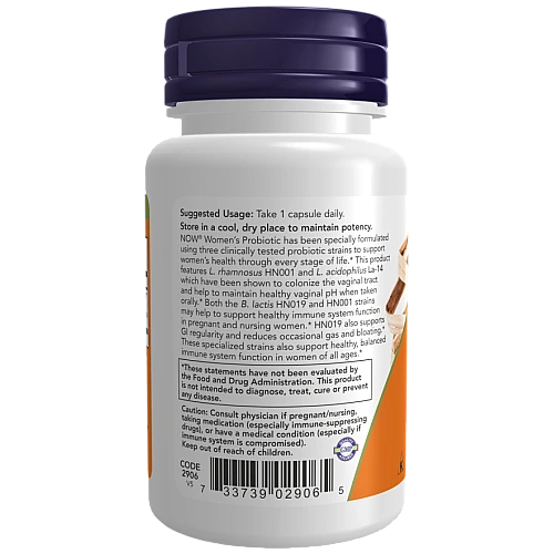 פרוביוטיקה לנשים 20 מיליארד 50 כמוסות - מבית NOW FOODS