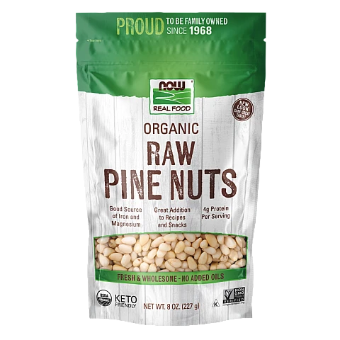 צנוברים אורגני גולמי 227 גרם - מבית NOW FOODS צנוברים אורגני גולמי 227 גרם - מבית NOW FOODS