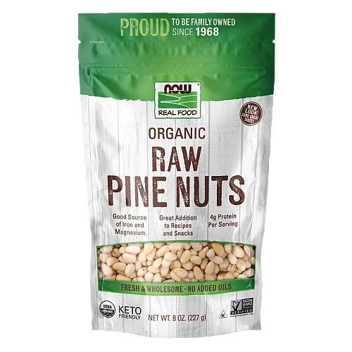 צנוברים אורגני גולמי 227 גרם - מבית NOW FOODS