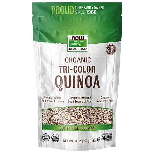 קינואה תלת-צבעית אורגני 397 גרם - מבית NOW FOODS