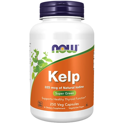 קלפ אצות ים 325 מק"ג 250 כמוסות - מבית NOW FOODS