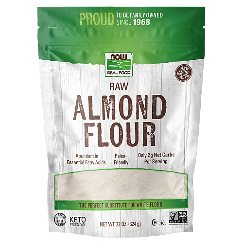 קמח שקדים גולמי 624 גרם - מבית NOW FOODS