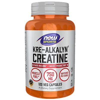 קרי-אלקלין קריאטין 120 כמוסות - מבית NOW FOODS