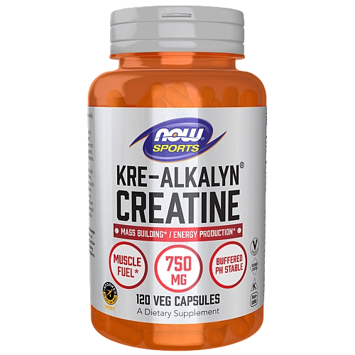 קרי-אלקלין קריאטין 120 כמוסות - מבית NOW FOODS