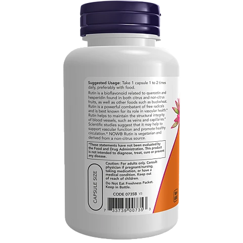 רוטין (Rutin) 450 מ"ג 100 כמוסות - מבית NOW FOODS