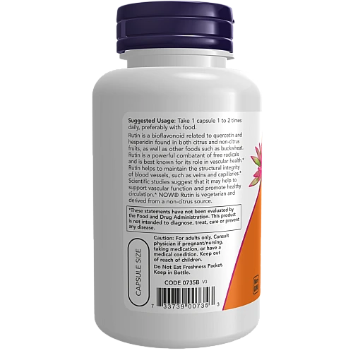 רוטין (Rutin) 450 מ"ג 100 כמוסות - מבית NOW FOODS