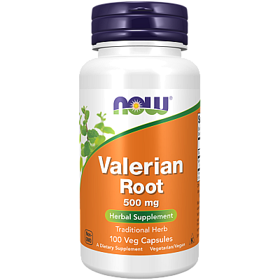 שורש ולריאן 500 מ"ג 100 כמוסות - מבית NOW FOODS