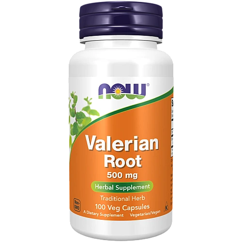 שורש ולריאן 500 מ"ג 100 כמוסות - מבית NOW FOODS