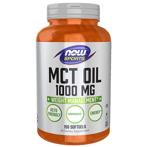 שמן MCT מימון טה 1000 מ"ג 150 כמוסות - מבית NOW FOODS