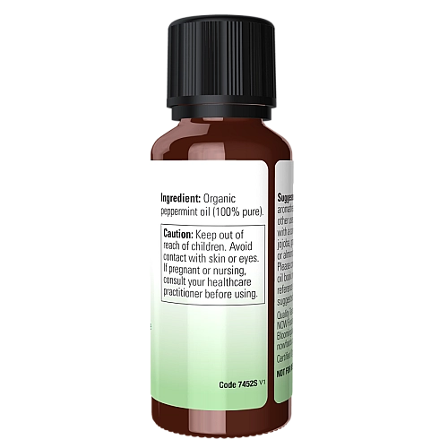 שמן אתרי אורגני נענע חריפה 30 מ"ל - מבית NOW FOODS