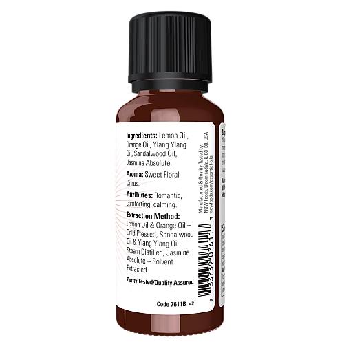 שמן אתרי הדרים ופרחים בניחוח מתוק 30 מ"ל - מבית NOW FOODS