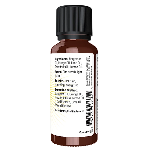 שמן אתרי הדרים עם ניחוח צמחי עדין 30 מ"ל - מבית NOW FOODS