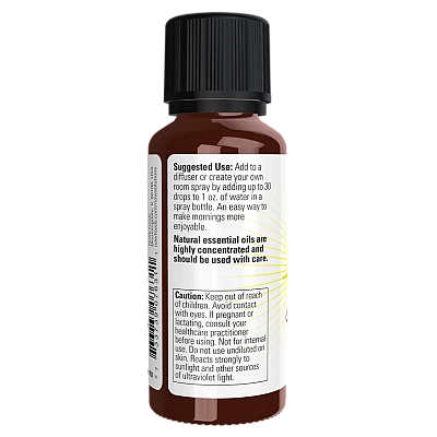 שמן אתרי תערובת פרי הדר בוקר טוב 30 מ"ל - מבית NOW FOODS