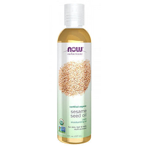 שמן זרעי שומשום אורגני 237 מ"ל - מבית NOW FOODS