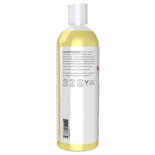 שמן עיסוי שקדים לבנדר 473 מ"ל - מבית NOW FOODS